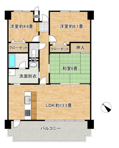 【間取り】 | 藤和ハイタウン吉浦 | ☆藤和ハイタウン吉浦
◎2026年１０月末フルリノベーション完成予定！
※ペット飼育可能なマンションで新生活を楽しみませんか？
☆先行して見学予約受付中♪
