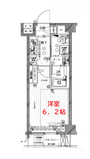 【間取り】 | メインステージ多摩川Ⅲ | 間取りです
