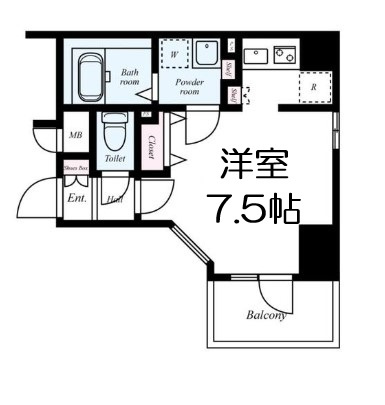 【間取り】 | ジュネーゼグラン天満
