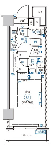 【間取り】 | LEXE AZEST横濱関内