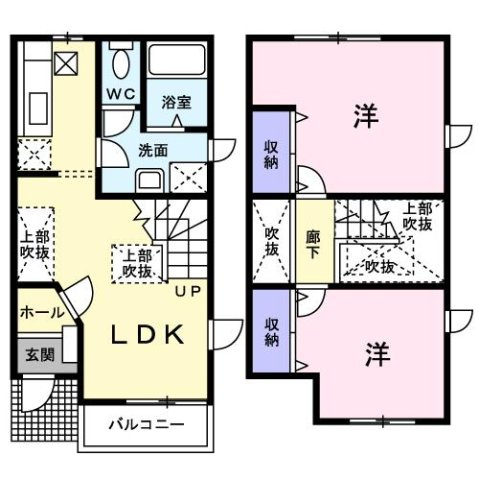【間取り】 | セルカ淀川