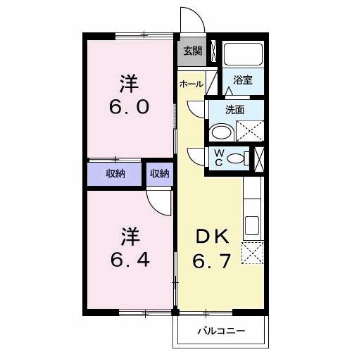 プチメゾンの間取り
