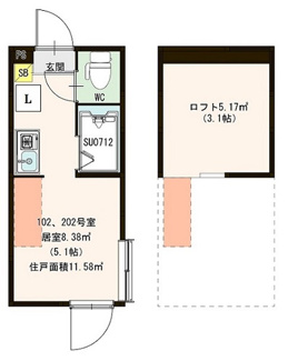 【間取り】 | ハーモニーテラス栄町Ⅳ