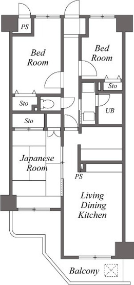 【間取り】 | ドミール善福寺