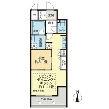 プレイス白壁の間取り