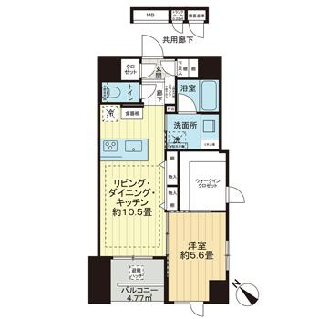 ブラントン日本橋大伝馬町の間取り