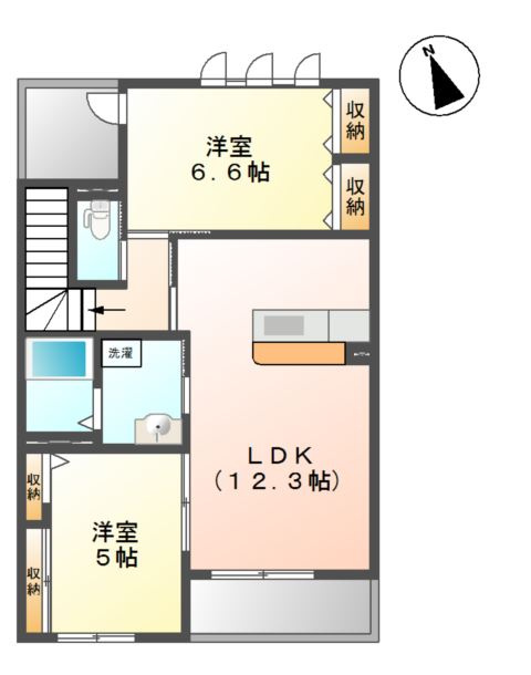 シュエットⅡ　の間取り
