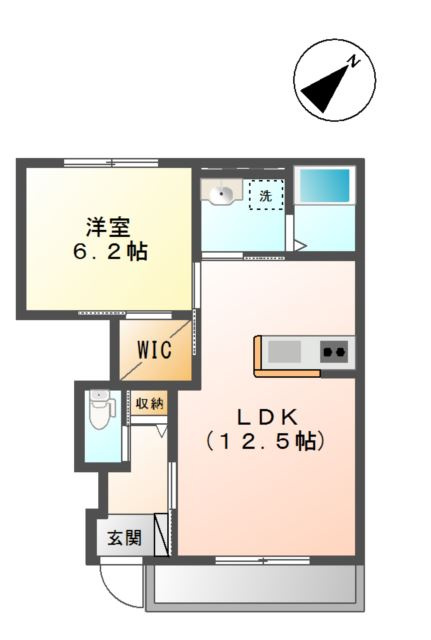 アリエルの間取り
