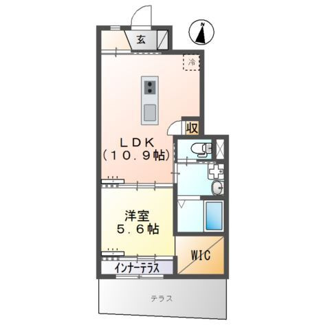 ＥＶＥＲ　ＲＯＳＥ　２４の間取り