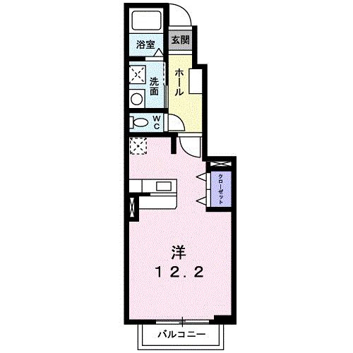 コウハイムⅠの間取り