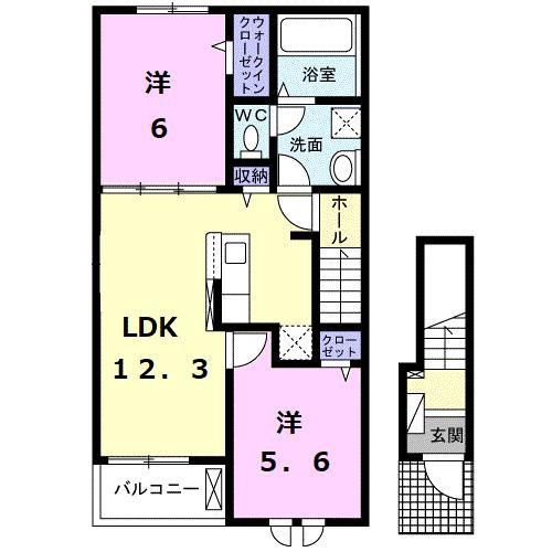 ろはすの間取り