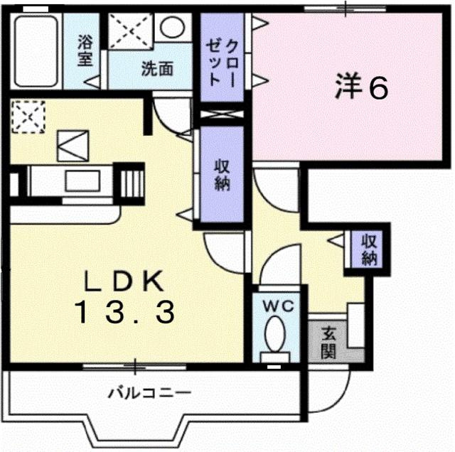 プラシードの間取り