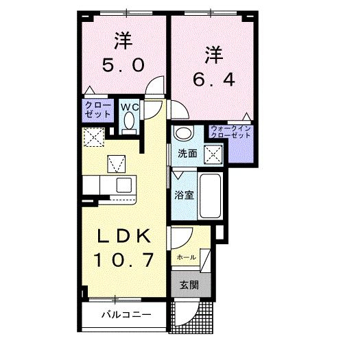 デライト　富士　Ａの間取り