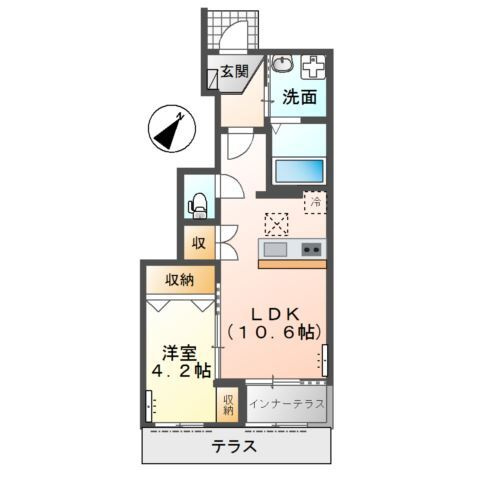 APGヴィラ徳倉Bの間取り
