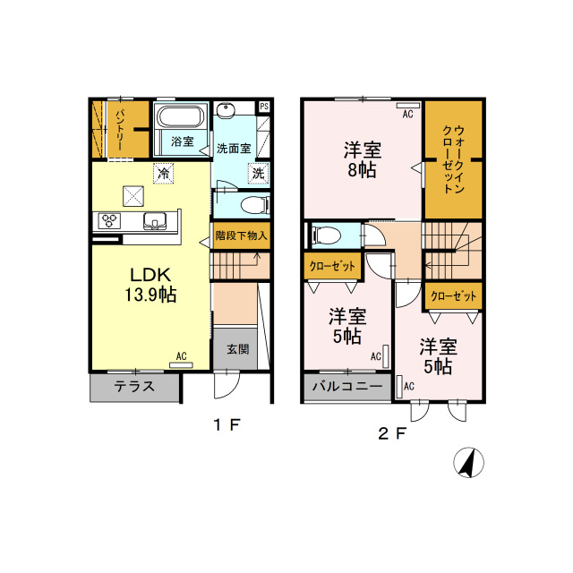 シンフォニーの間取り