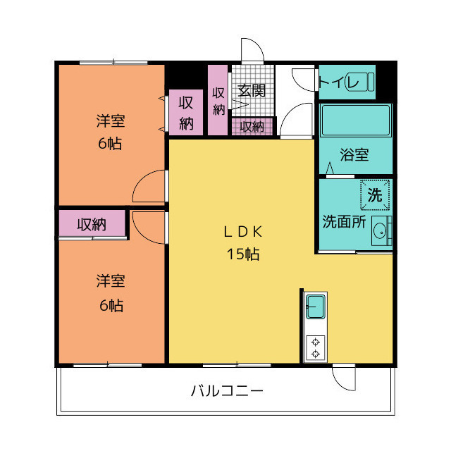 Ａ-フラッツの間取り