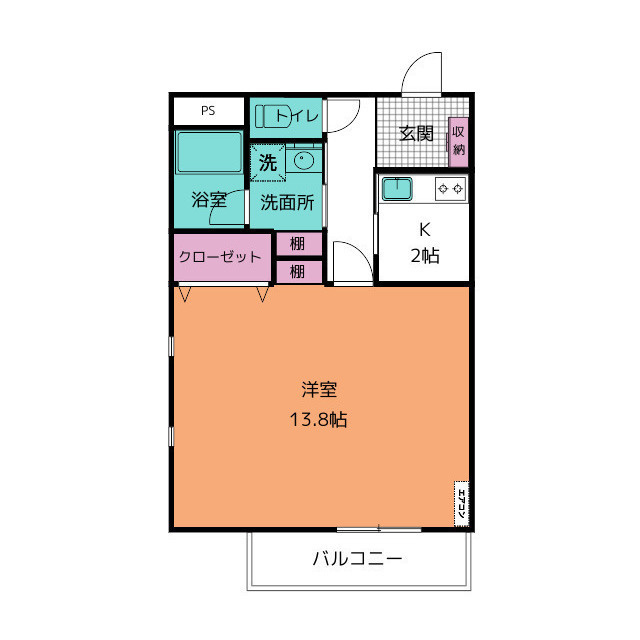 華パレスの間取り