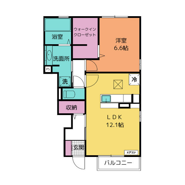 オーレ日吉Ⅱの間取り