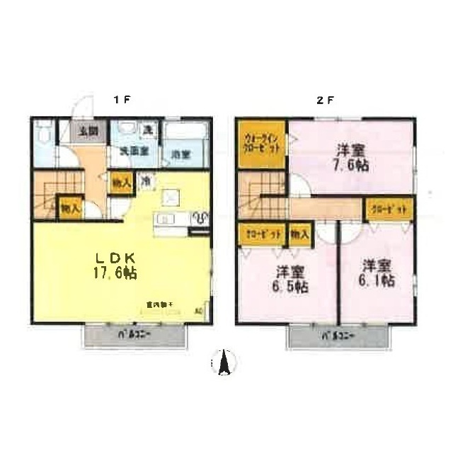 ソレイユＹの間取り