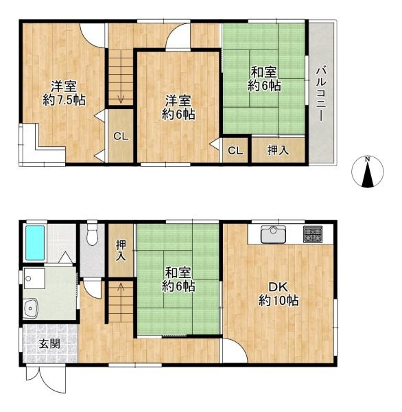 宇治市 伊勢田町 浮面　中古 一戸建て