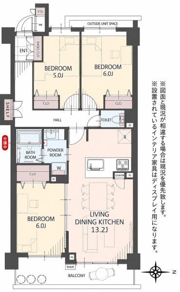 モリスガーデンヒルズ井土ヶ谷の間取り