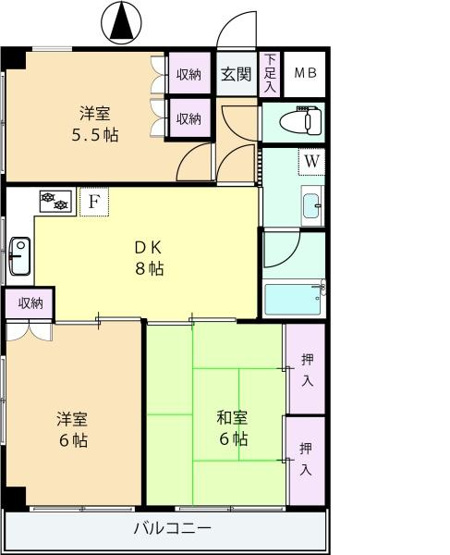 【間取り】 | メゾン本庄