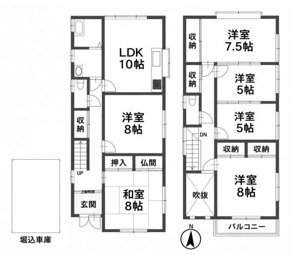 北葛城郡王寺町畠田８丁目　一戸建