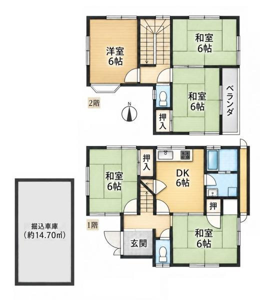 生駒市萩原町　一戸建
