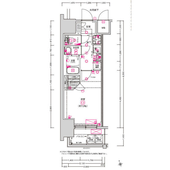【間取り】 | FRONTIER-RESIDENCE浅間町