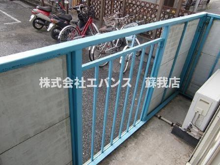 【バルコニー】 | ベルレージュ鹿野 | 広々としたバルコニーです