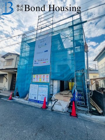JR土山駅まで徒歩7分　二見町福里9期　新築限定1棟の前面道路含む現地写真