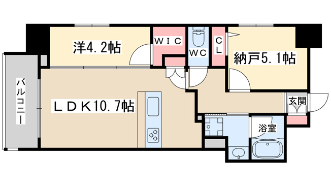 【間取り】 | シーズンフラッツ南森町PREMIER
