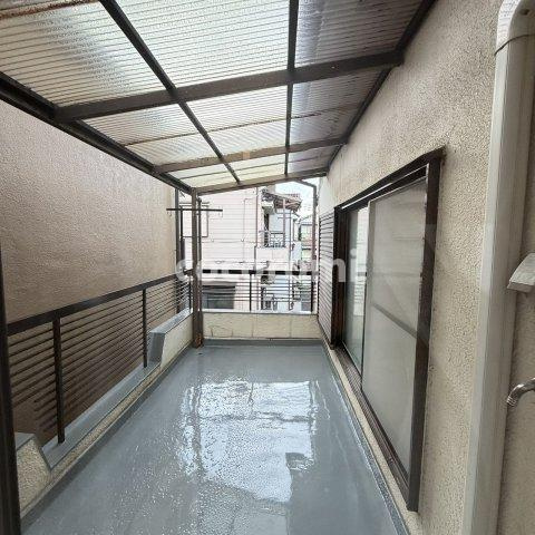 招提大谷戸建ペット可のバルコニー