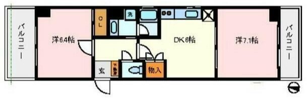 ノアールロシュの間取り