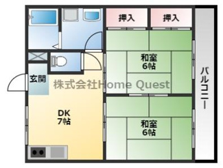 【間取り】 | クロスト八尾