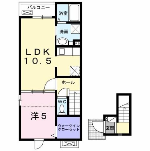 ショコラ西明石の間取り