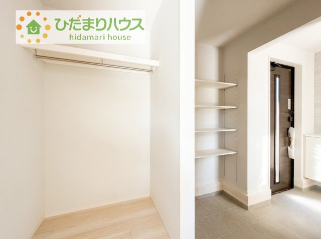 【収納】 | つくば市要4期　新築戸建　2号棟 | 玄関は常にすっきり片付いているのが理想！
これだけの大容量シューズボックスがあれば、捨てたくないものを捨てたりする必要もありません♪