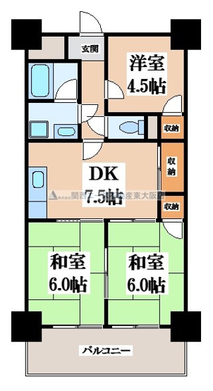 【間取り】 | 木の国ハイツ