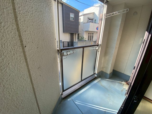 サニーハイツ浦風のバルコニー