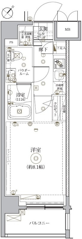 レアライズ曳舟の間取り