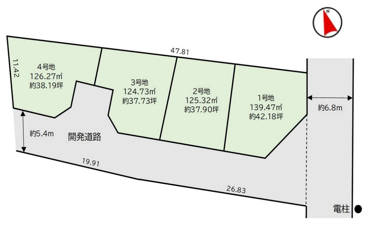 加古川市平岡町土山　　JR「土山駅」徒歩19分の区画図