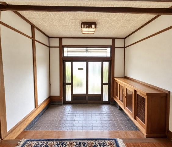 神埼市千代田町　元美容室の店舗付き戸建てです！の玄関
