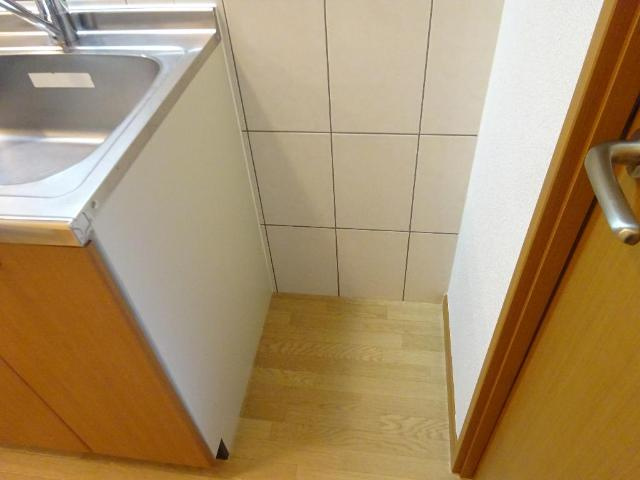 グリーンステージのキッチン|冷蔵庫設置スペース