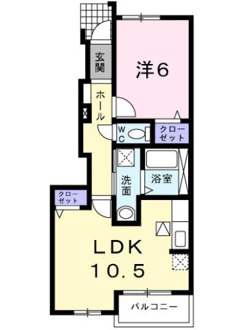 ベル　ハーモニーの間取り