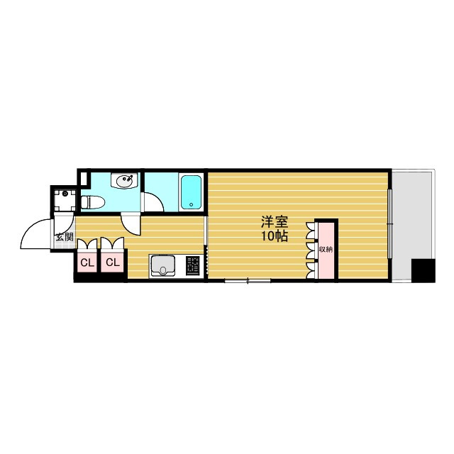 デュオン新大阪レジデンスの間取り