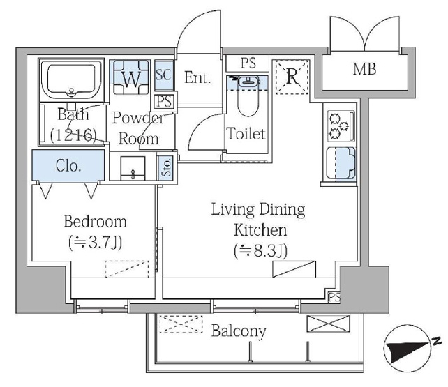 【間取り】 | Ｇｒａｎｄ　Ｍａｒｋ　Ｒｅｓｉｄｅｎｃｅ大森