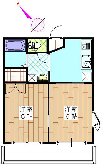 【間取り】 | メゾン・ド・ソレイユＡ