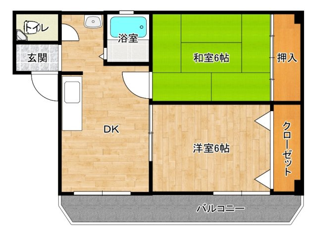 【間取り】 | 谷田有馬マンション | 谷田有馬マンション（Good Ｈome)