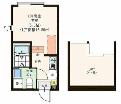 練馬区関町南１丁目のアパートの間取り