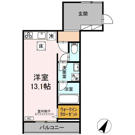 【新築】(仮称)D-ROOM馬場町PJ の間取り
